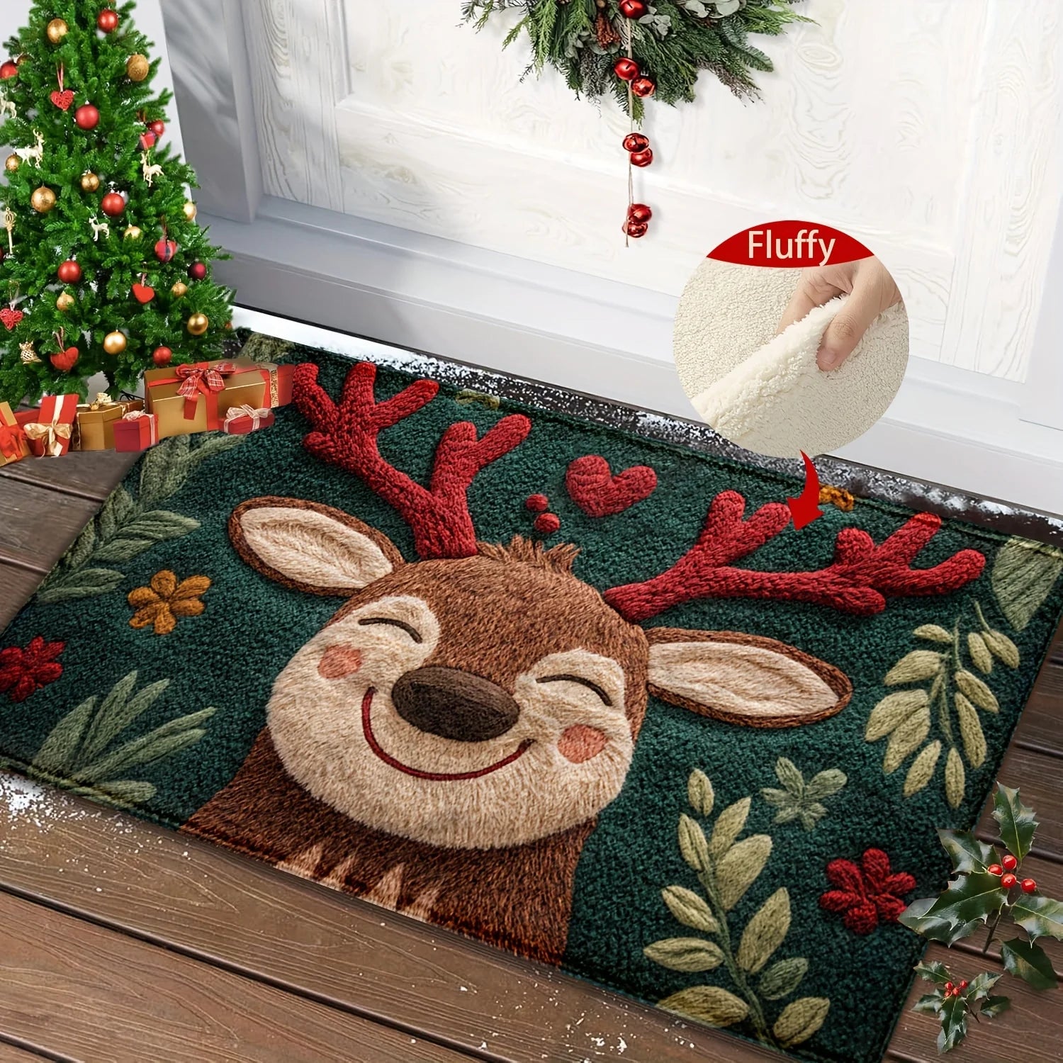 Christmas Microfiber Bath Mat
