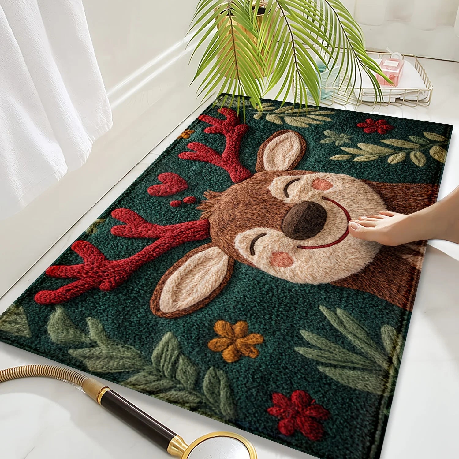 Christmas Microfiber Bath Mat