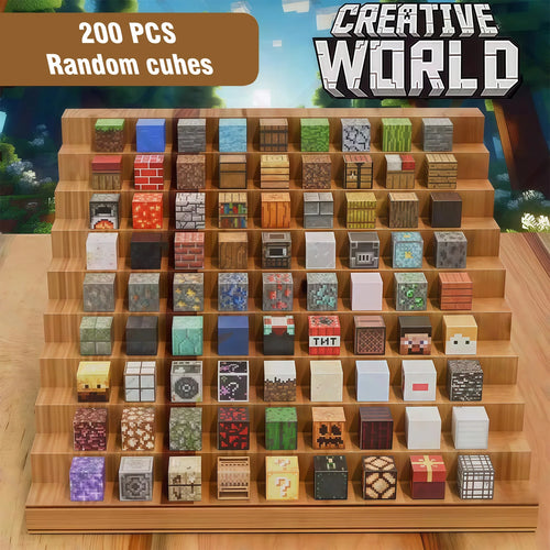 Magnetic Blocks-Build Mine Magnet World Set