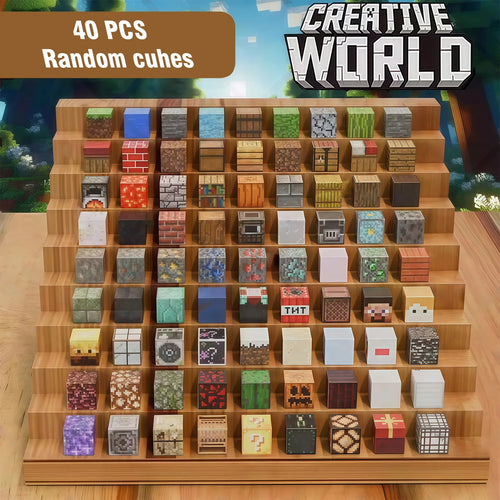 Magnetic Blocks-Build Mine Magnet World Set